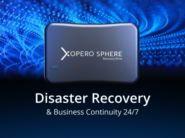 Kompaktowe urządzenie do zapewniania ciągłości biznesowej dla systemów OT w krytycznych branżach – Xopero Sphere Recovery Drive
