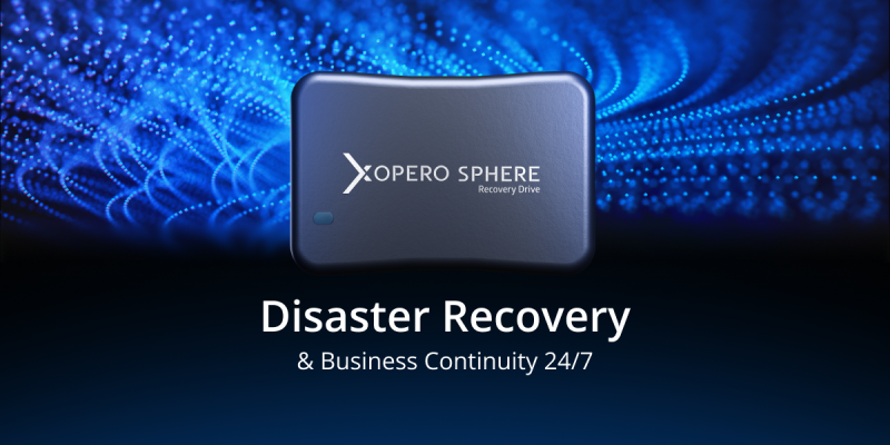 Kompaktowe urządzenie do zapewniania ciągłości biznesowej dla systemów OT w krytycznych branżach – Xopero Sphere Recovery Drive
