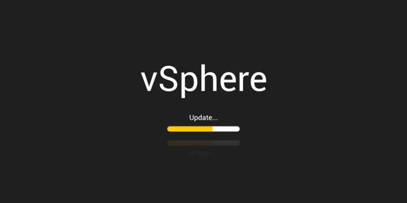 Upgrading vSphere. Product from VMware, is already in version 7.