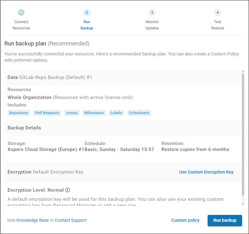 Xopero ONE and GitProtect release 2.2.0 - new onboarding process