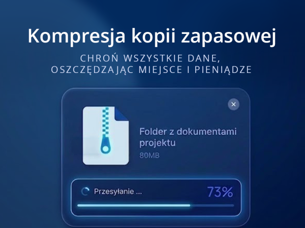 Kompresja kopii zapasowej – chroń wszystkie dane, oszczędzając miejsce i pieniądze