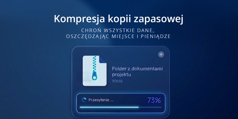 Kompresja kopii zapasowej – chroń wszystkie dane, oszczędzając miejsce i pieniądze