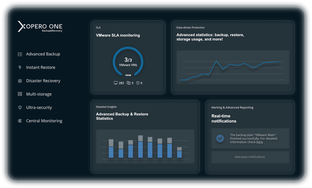 VMware backup and recovery