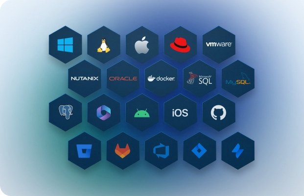 No matter your stack, we’ve got your back(up)!